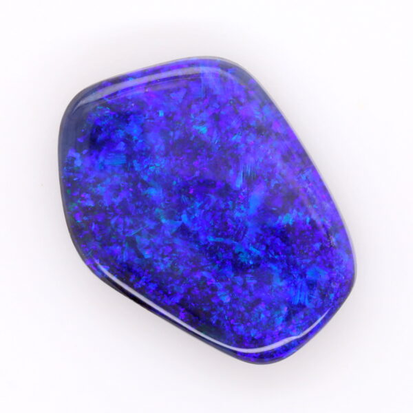 Blue and Purple Solid Unset Boulder Opal