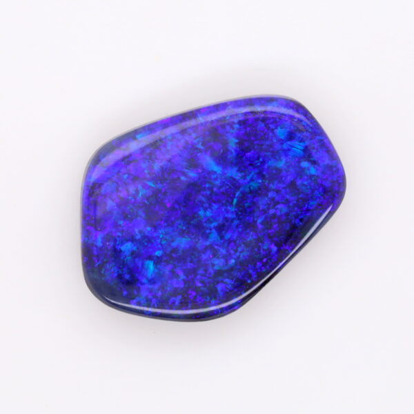 Blue and Purple Solid Unset Boulder Opal