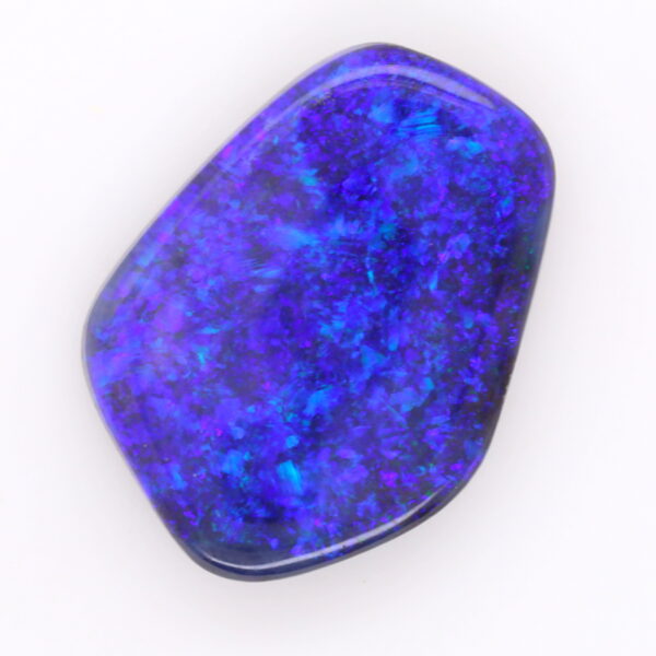 Blue and Purple Solid Unset Boulder Opal