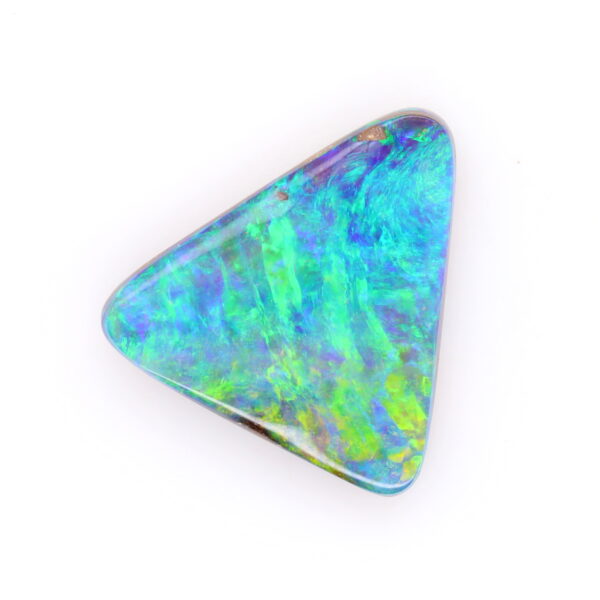 Blue, Yellow and Green Solid Unset Boulder Opal