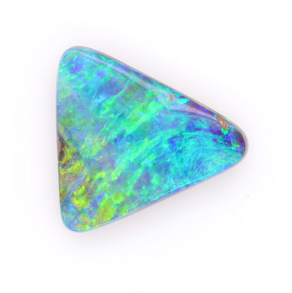 Blue, Yellow and Green Solid Unset Boulder Opal