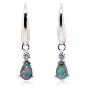Triplet Opal Earrings