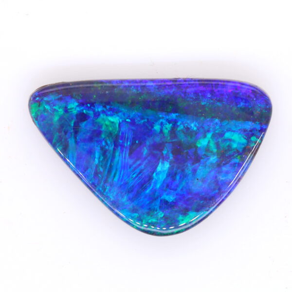 Blue, Purple and Green Solid Unset Boulder Opal