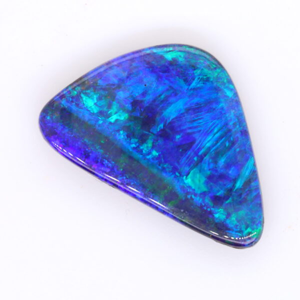 Blue, Purple and Green Solid Unset Boulder Opal