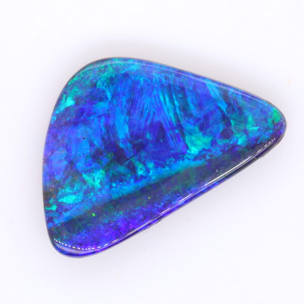 Blue, Purple and Green Solid Unset Boulder Opal