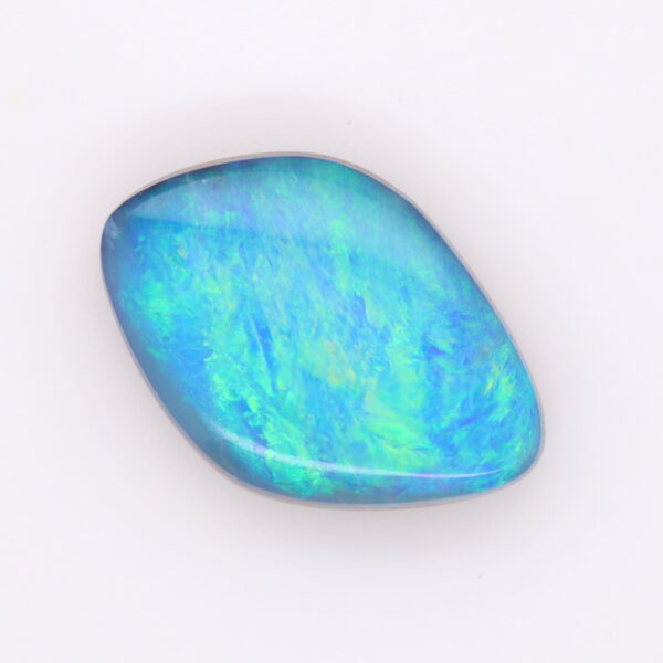 Blue, Yellow and Green Solid Unset Boulder Opal