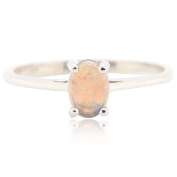 Crystal Opal Ring