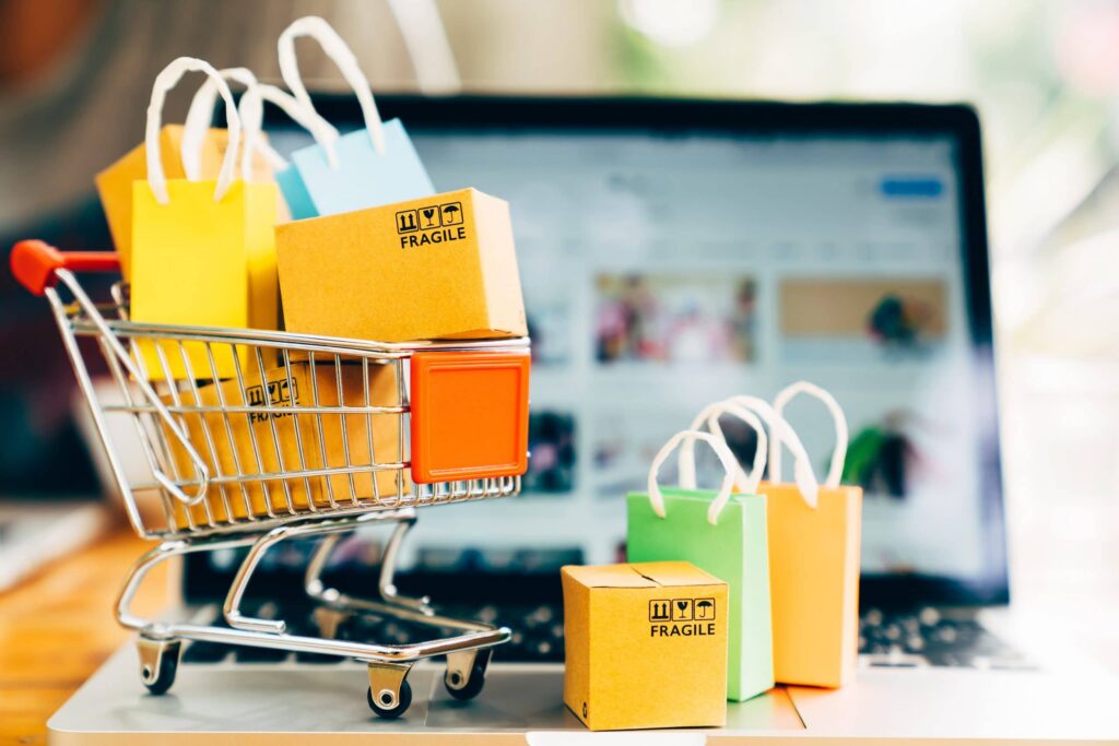 Shopping Cart Paper Bag to Securely Buy Jewellery Online in Australia