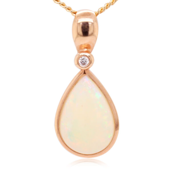 White Opal Pendant