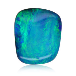 Blue, Green and Yellow Solid Unset Boulder Opal