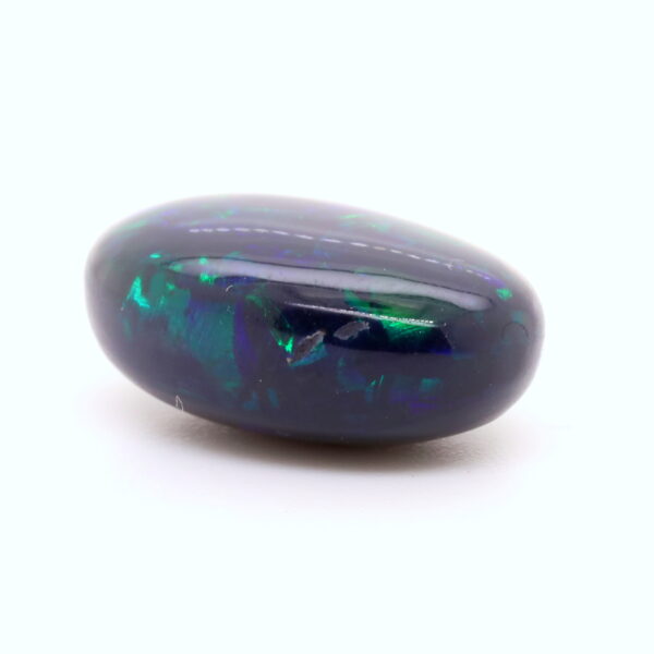 Yellow Green and Blue Unset Solid Australian Black Opal