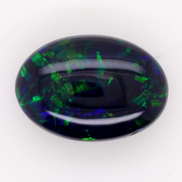 Yellow Green and Blue Unset Solid Australian Black Opal