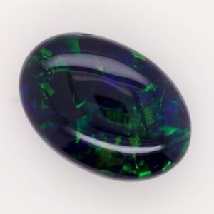 yellow green and blue Unset Solid Black Opal