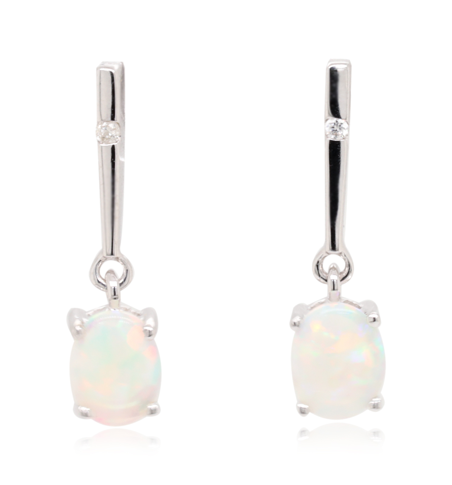 Opal leverback earrings deals