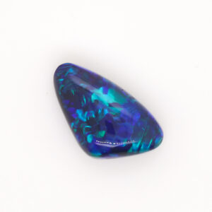 purple green and blue Unset Solid Black Opal