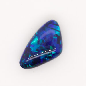 purple green and blue Unset Solid Black Opal