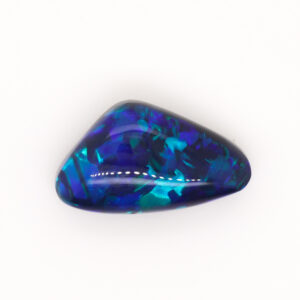 purple green and blue Unset Solid Black Opal