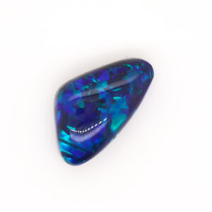 purple green and blue Unset Solid Black Opal