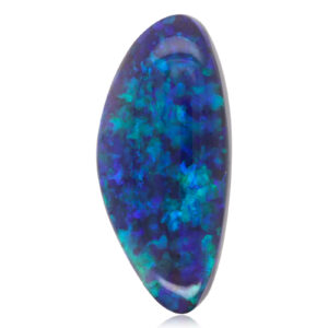 Green Purple and blue Unset Solid Black Opal