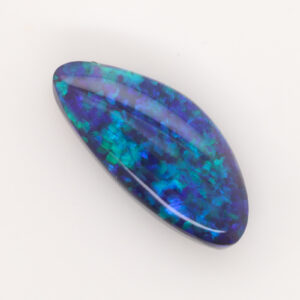 Green Purple and blue Unset Solid Black Opal