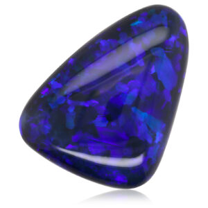 purple and blue Unset Solid Black Opal