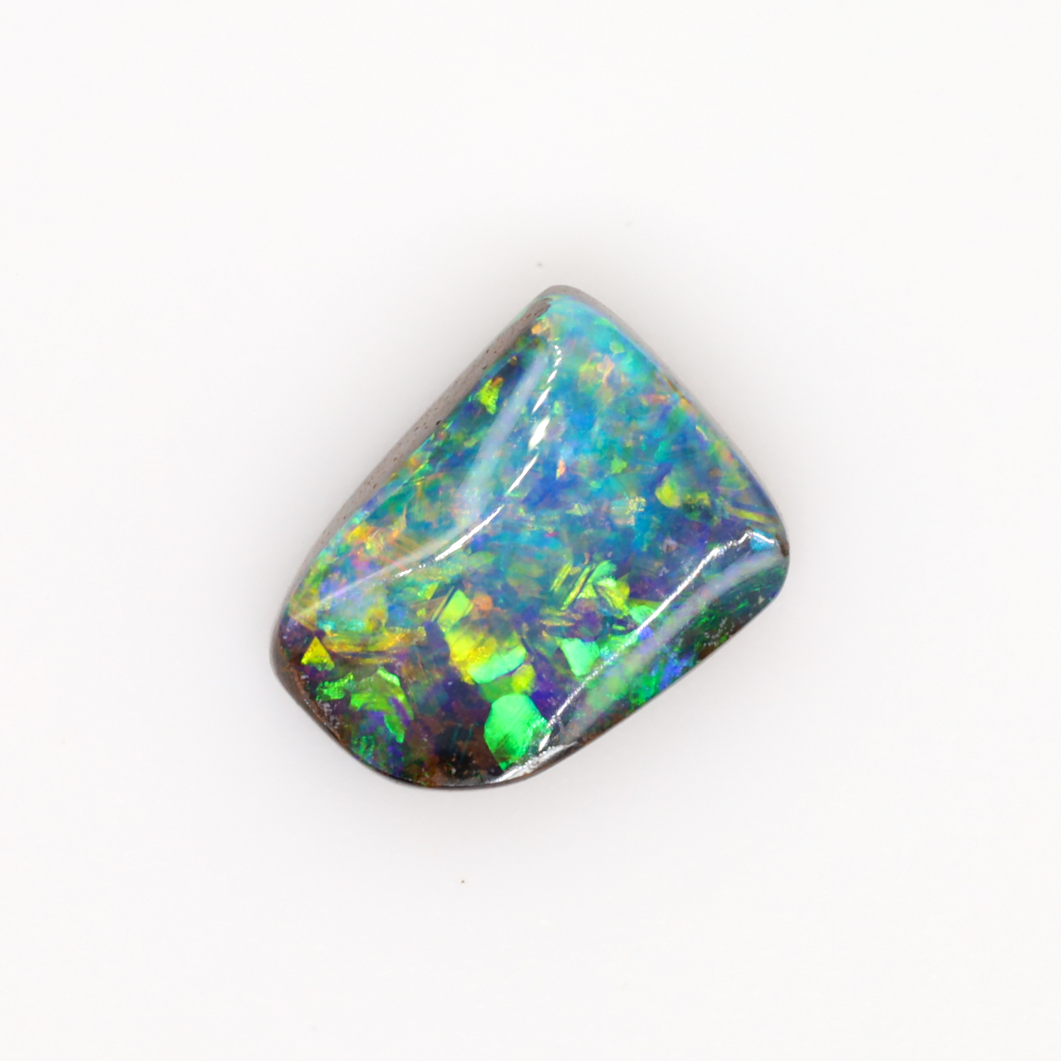 Blue, Green, Pink and Purple Solid Unset Boulder Opal
