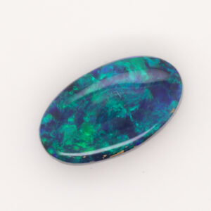 Green Purple and blue Unset Solid Black Opal