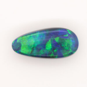 Green Purple and blue Unset Solid Black Opal