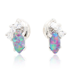 Triplet Opal Earrings