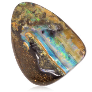 Blue, Pink and Green Boulder Opal Specimen