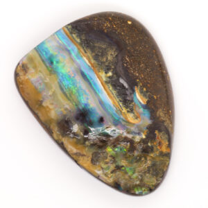 Blue, Pink and Green Boulder Opal Specimen