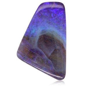 Blue, Purple and Green Unset Solid Boulder Opal