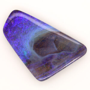 Blue, Purple and Green Unset Solid Boulder Opal