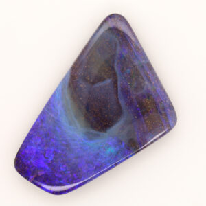 Blue, Purple and Green Unset Solid Boulder Opal