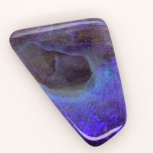 Blue, Purple and Green Unset Solid Boulder Opal