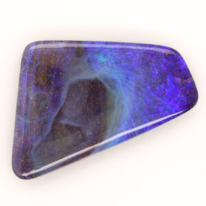 Blue, Purple and Green Unset Solid Boulder Opal