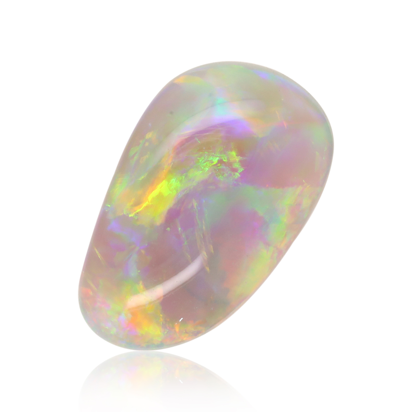Green, Yellow and purple Solid Unset Crystal Opal