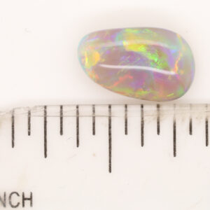 Green, Yellow and Purple Solid Unset Australian Crystal Opal