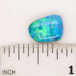 Blue, Green, Yellow Unset Solid Australian Boulder Opal