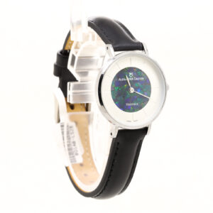 Blue Green Australian Doublet Opal Face Watch on Leather Band