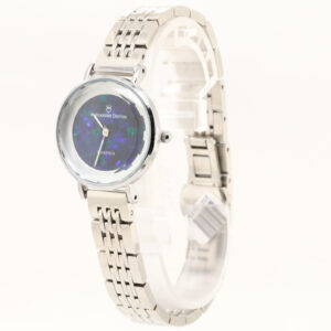 Blue Green Australian Doublet Opal Face Watch on Stainless Steel Band