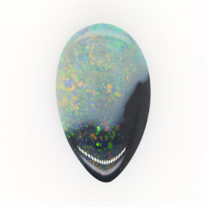 Green and Blue Unset Solid Australian Black Opal