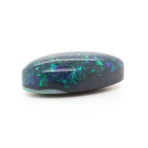 Green and Blue Unset Solid Australian Black Opal