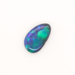 Blue and Green Unset Black Opal
