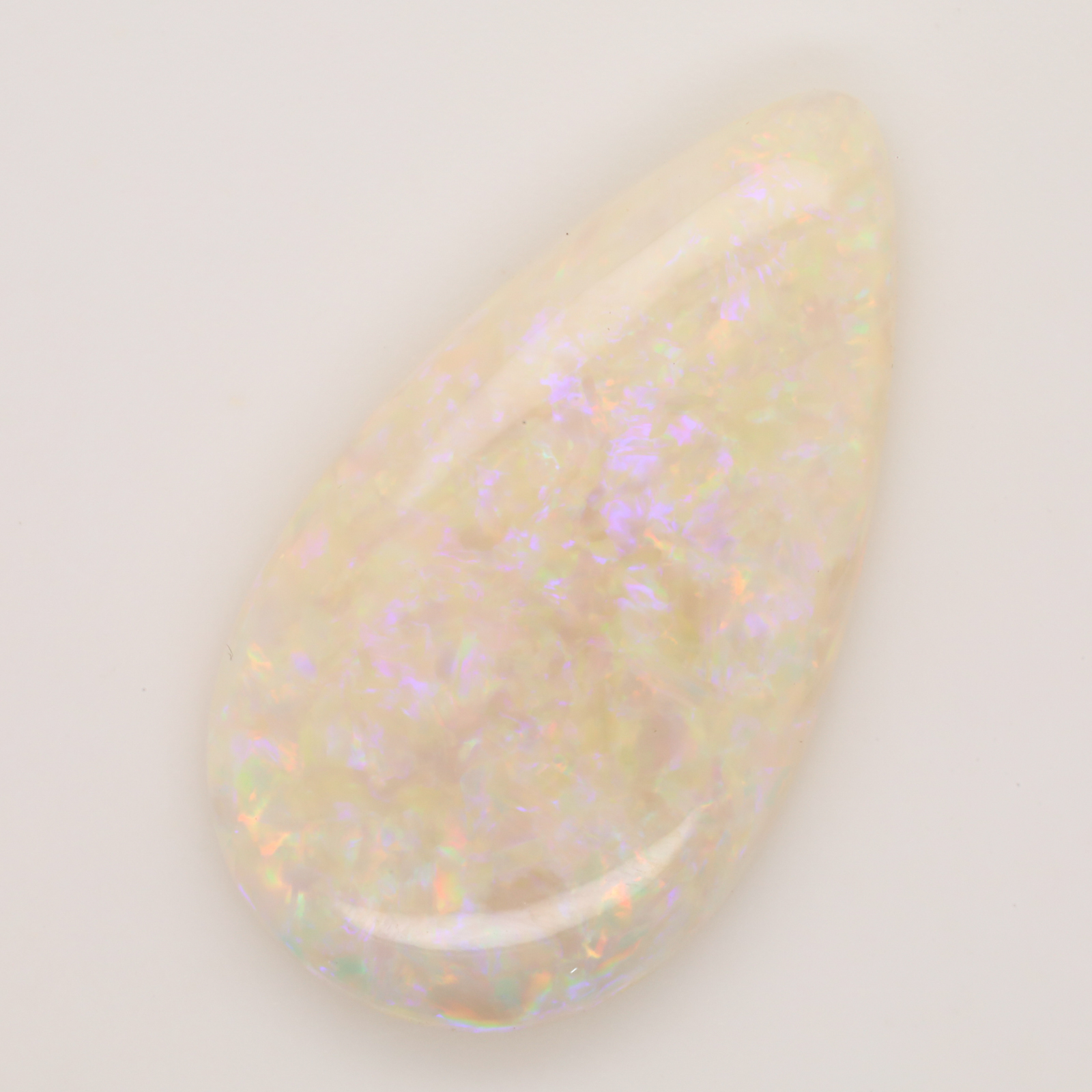 Blue, Green, Purple Unset Solid Australian White Opal