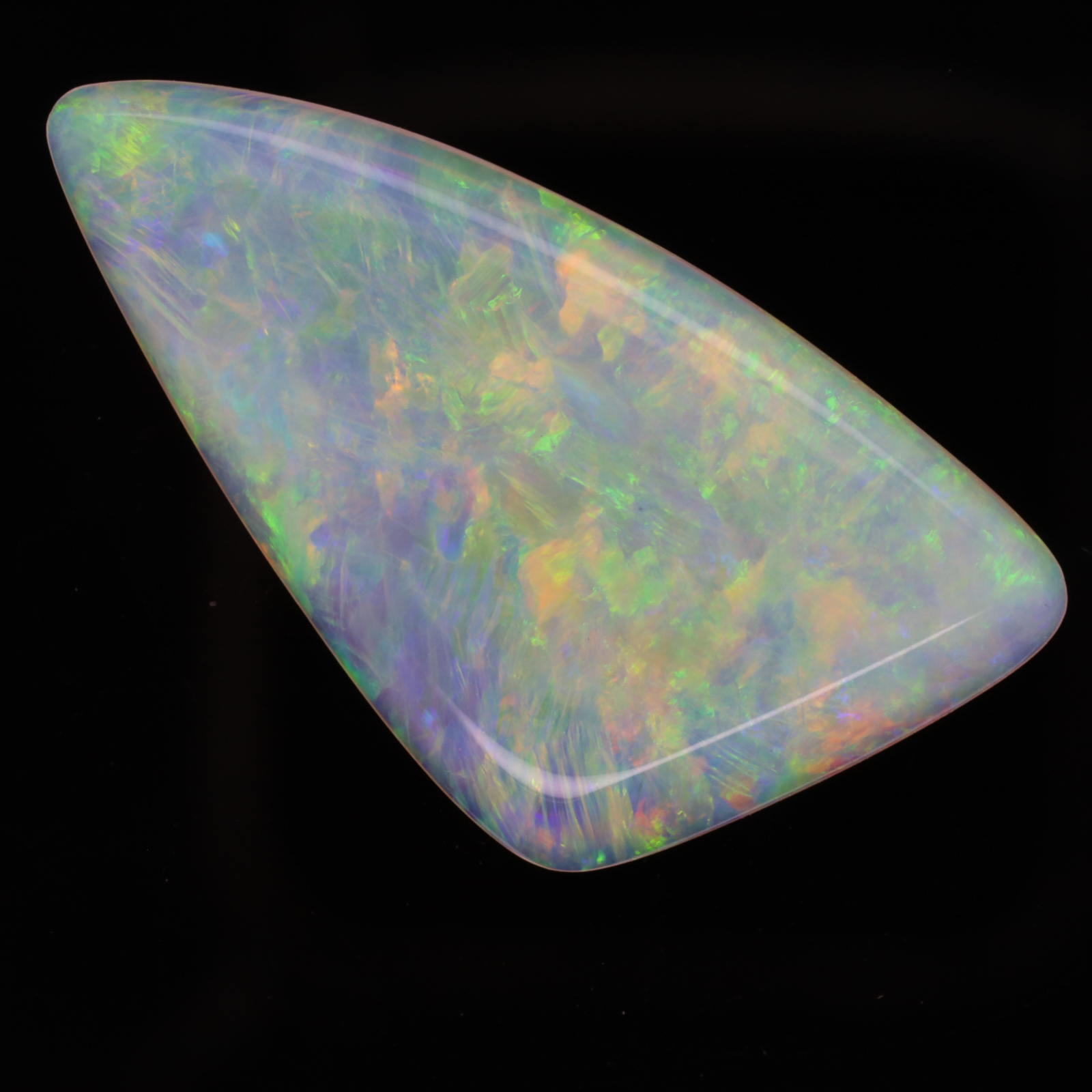 Blue, Green, Orange, Purple Solid Unset Crystal Opal