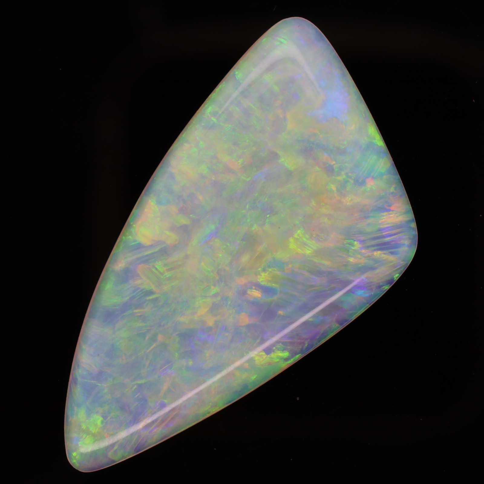 Blue, Green, Orange, Purple Solid Unset Crystal Opal