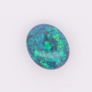 Green and Blue Unset Black Opal
