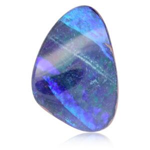 Solid Unset Blue Purple Green Boulder Opal