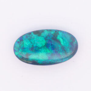 Blue Green Solid Australian Unset Black Opal